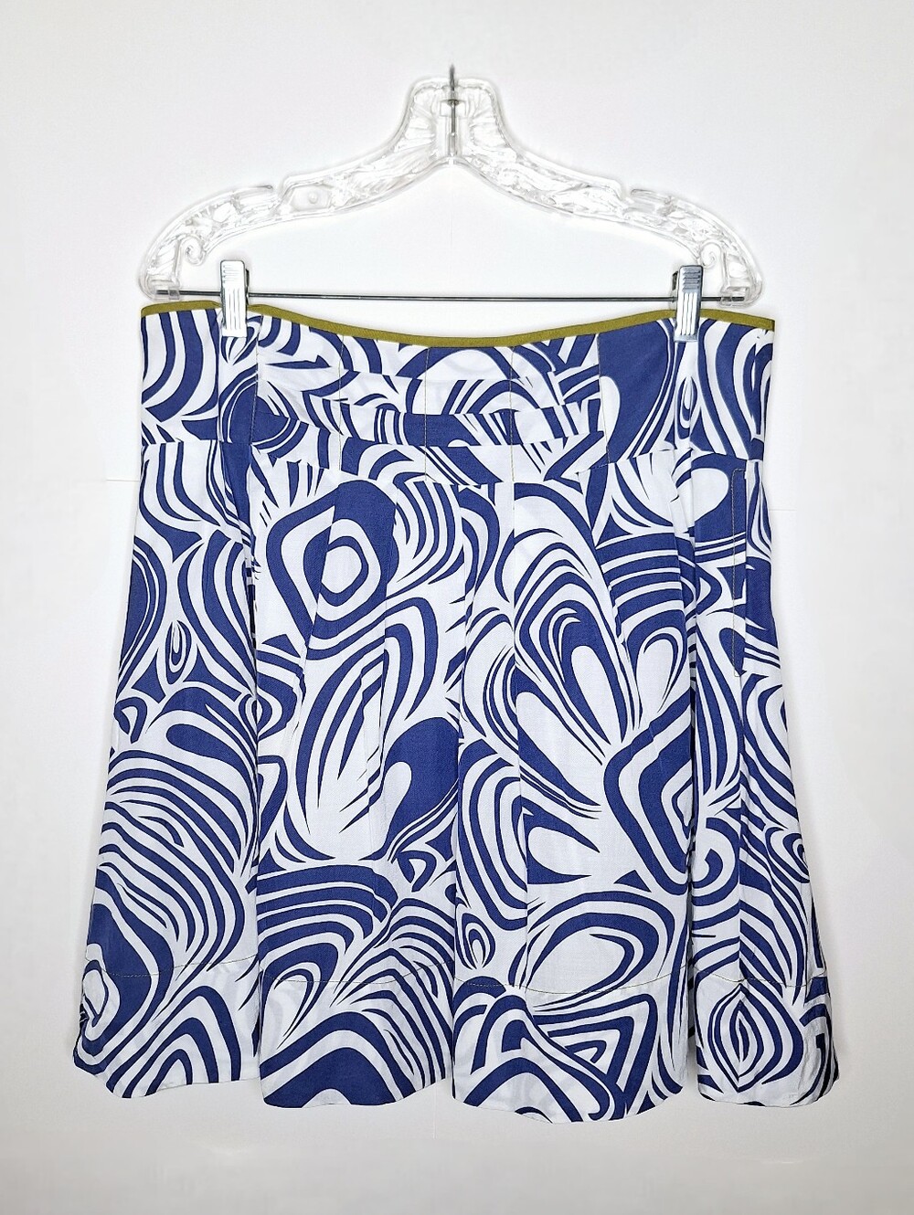 CAbi "The Whimsical CAbi" Preppy,tennis core, 100% Cotton lined, midi skirt.